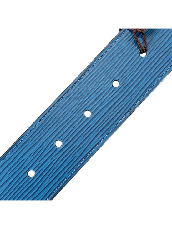 Louis Vuitton Ceinture LV Initial 40 Epi Leather Belt Blue Brown main image 7